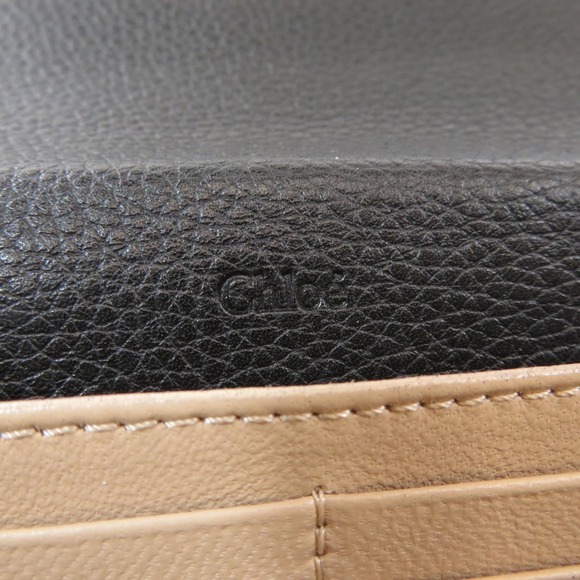 Chloe logo Crocodile leather long Wallet - Picture 7 of 8